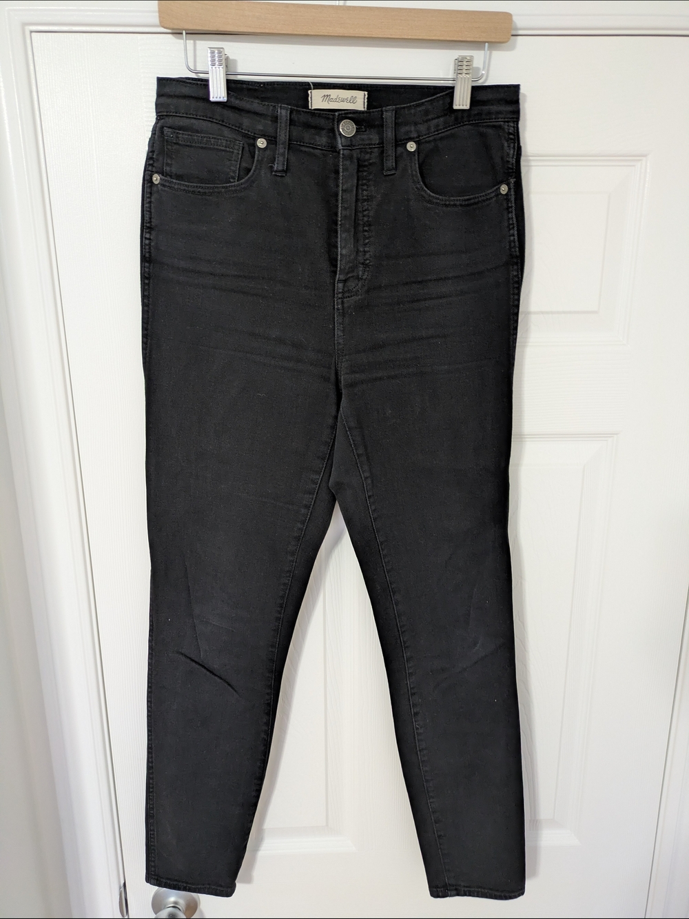 Madewell Black High-Rise Skinny Jeans - Sleek Fit